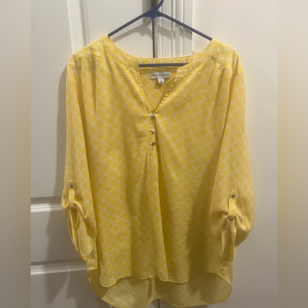 Yellow blouse (tunic style)
